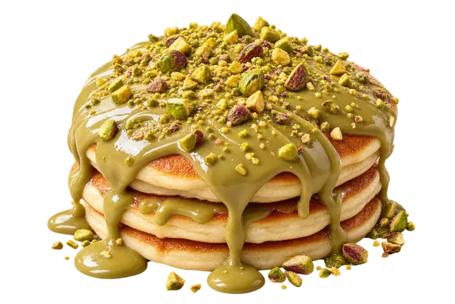 Pancake de pistacho